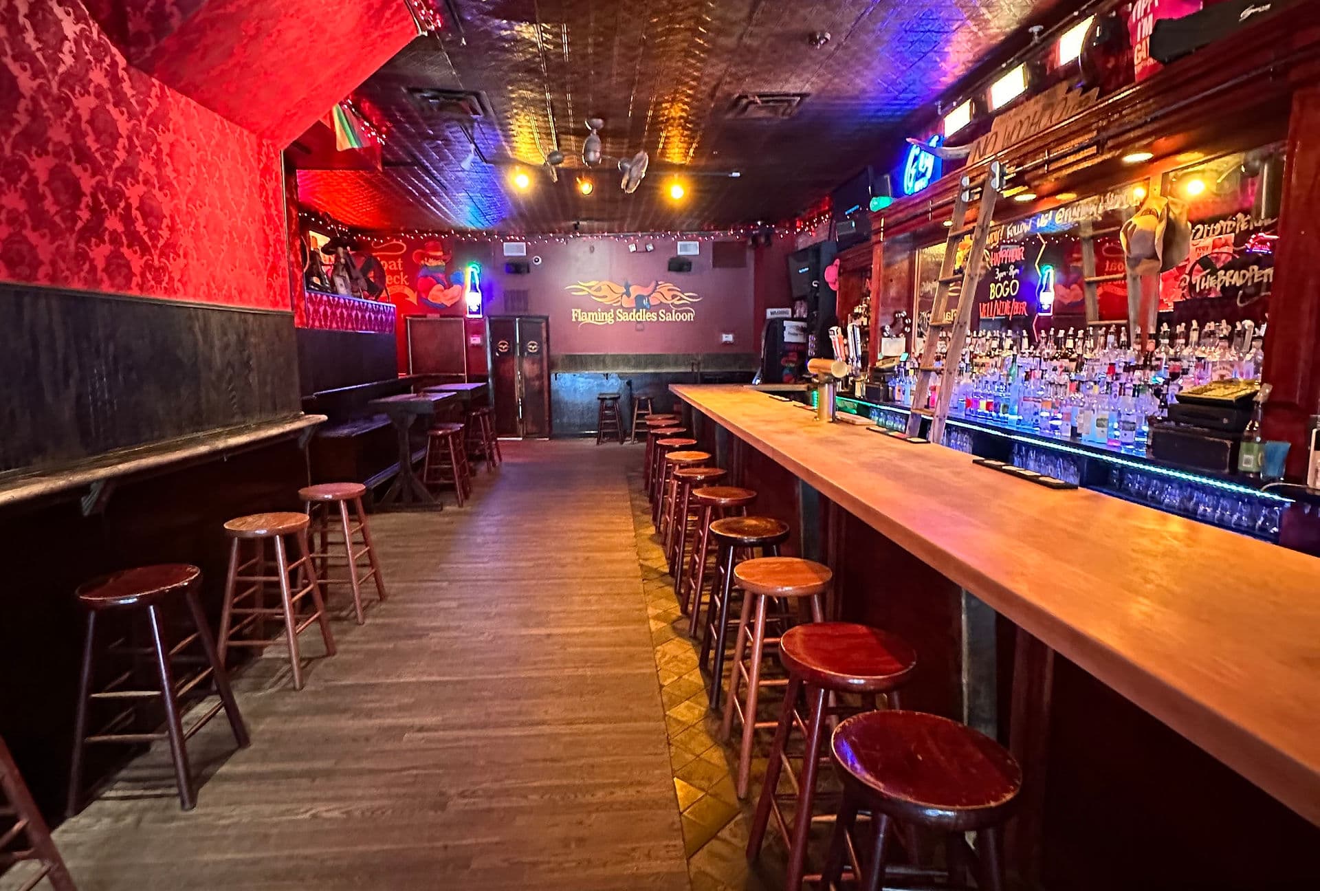 Flaming Saddles Saloon